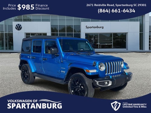 2022 Jeep Wrangler Unlimited Sahara 4xe