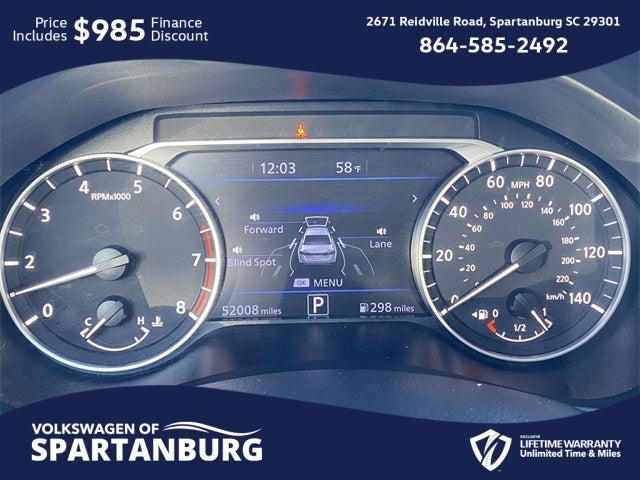 2022 Nissan Altima 2.5 SR