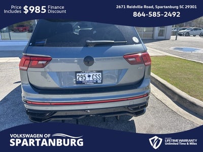 2022 Volkswagen Tiguan 2.0T SE R-Line Black