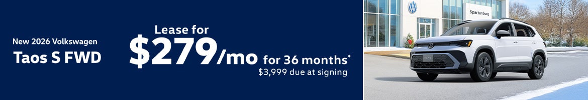 New 2026 Volkswagen Taos S FWD