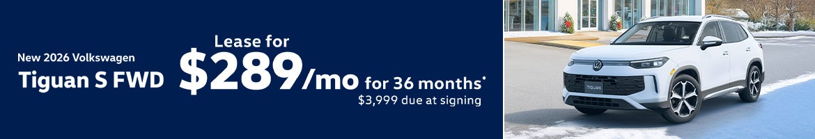 New 2026 Volkswagen Tiguan S FWD
