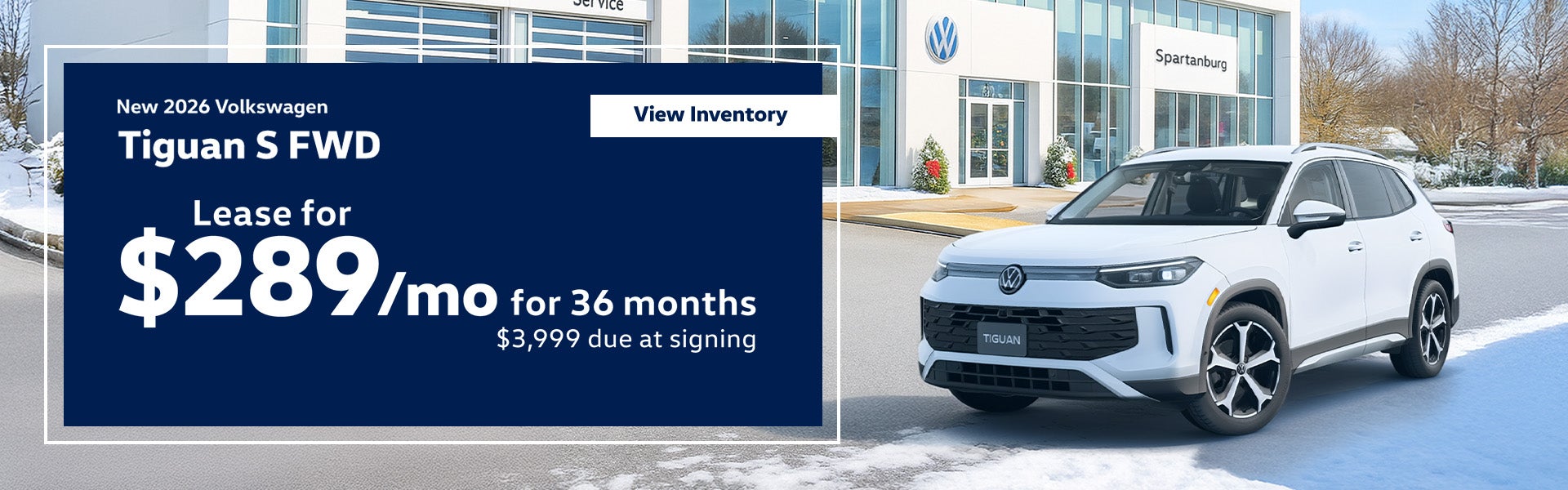 New 2026 Volkswagen Tiguan S FWD