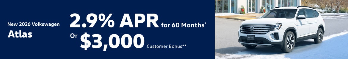 New 2026 Volkswagen Atlas