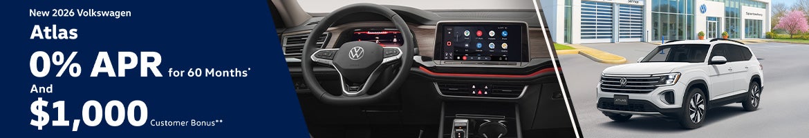New 2026 Volkswagen Atlas